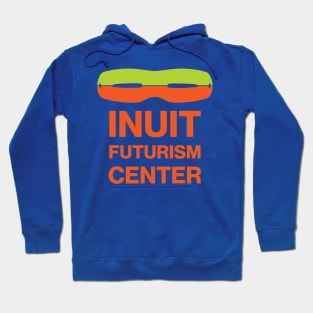 Inuit Futurism Center - green/orange Hoodie